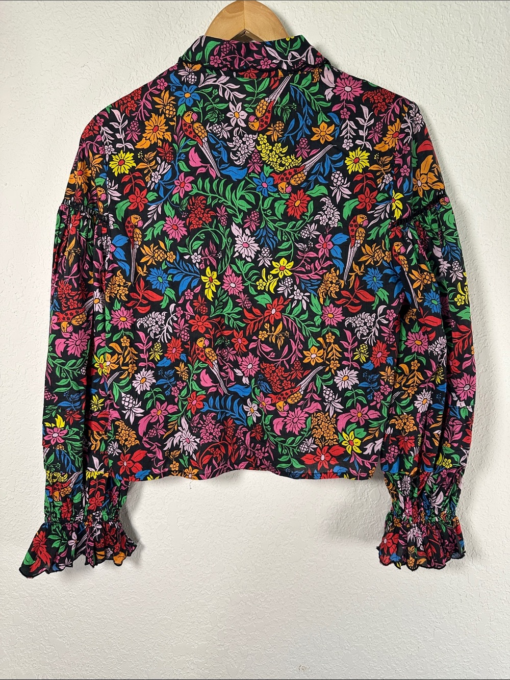 Farm Rio Tropical Garden Blouse - Picture 4 of 10